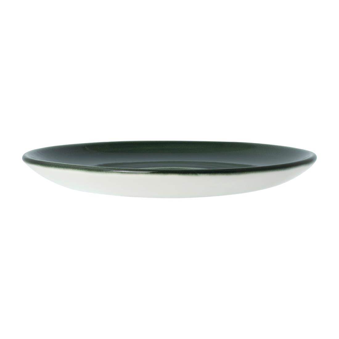 Steelite Vesuvius Burnt Emerald Saucers 152mm (12 Pack)