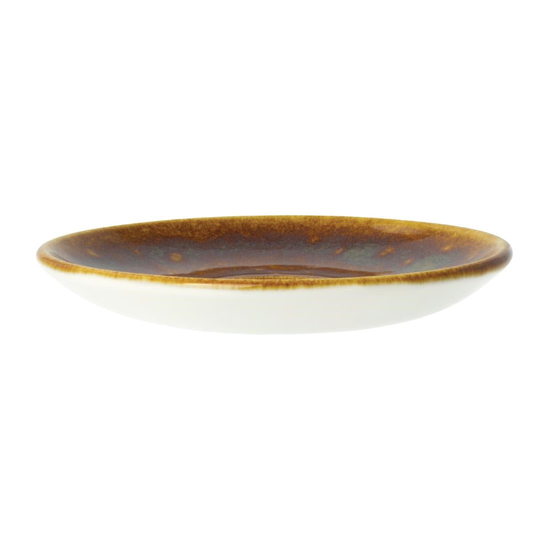 Steelite Vesuvius Amber Saucers 125mm (12 Pack)