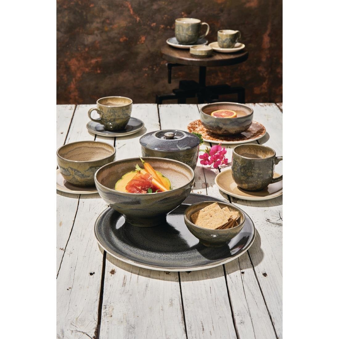 Steelite Aurora Revolution Granite Mugs City 285ml (Pack of 12)