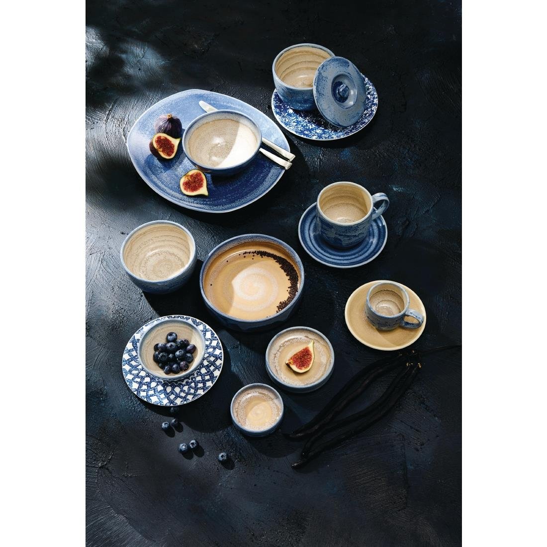Steelite Aurora Revolution Bluestone Bowls 135mm (12 Pack)
