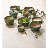 Steelite Aurora Revolution Jade Round Stacking Trays 135mm (12 Pack)