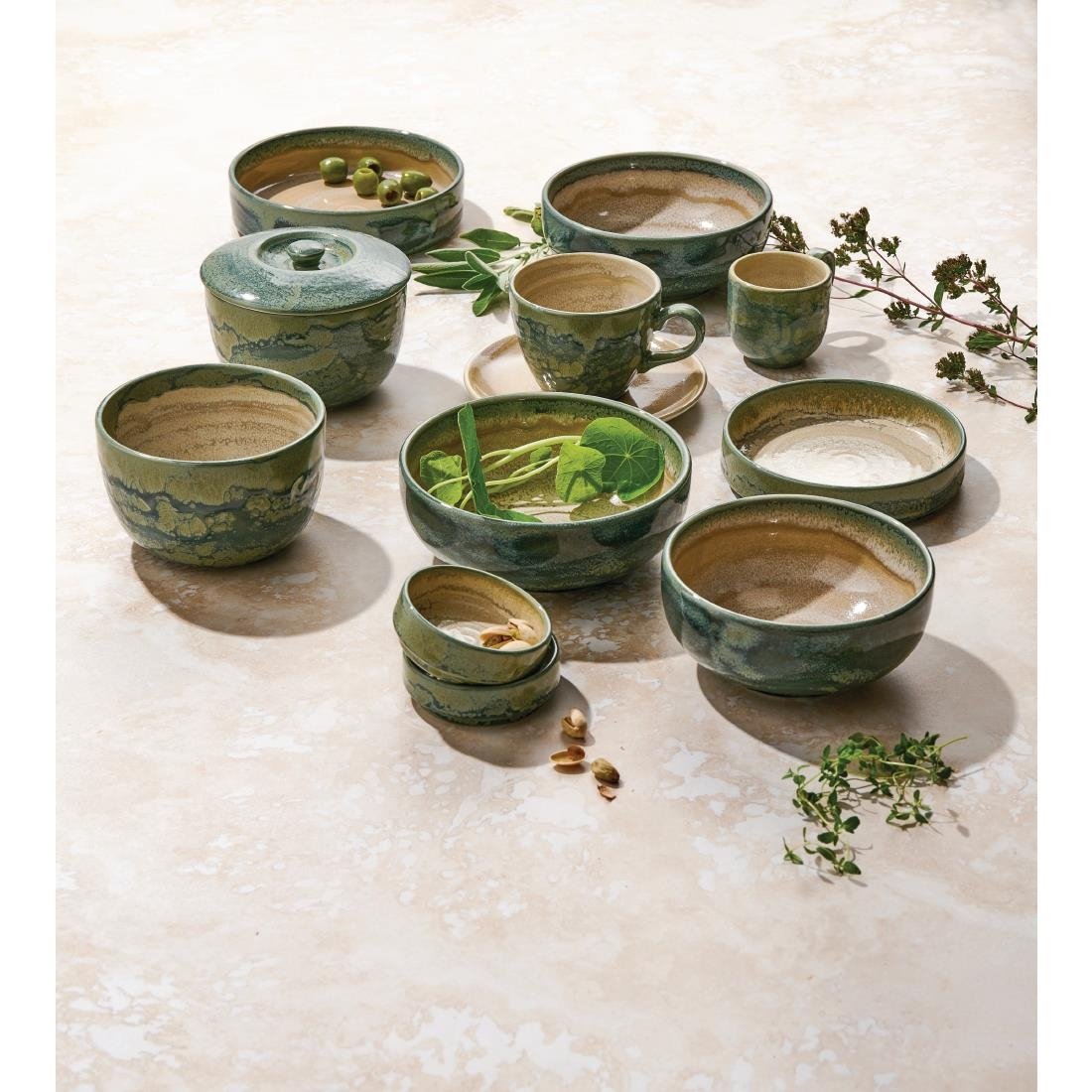 Steelite Aurora Revolution Jade Bowls 135mm (12 Pack)