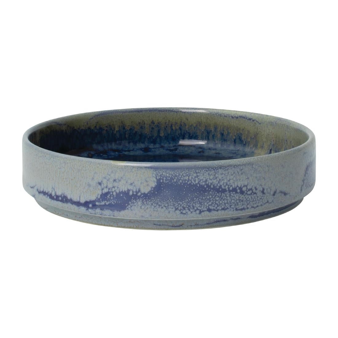 Steelite Aurora Vesuvius Round Stacking Trays Lapis 135mm (12 Pack)