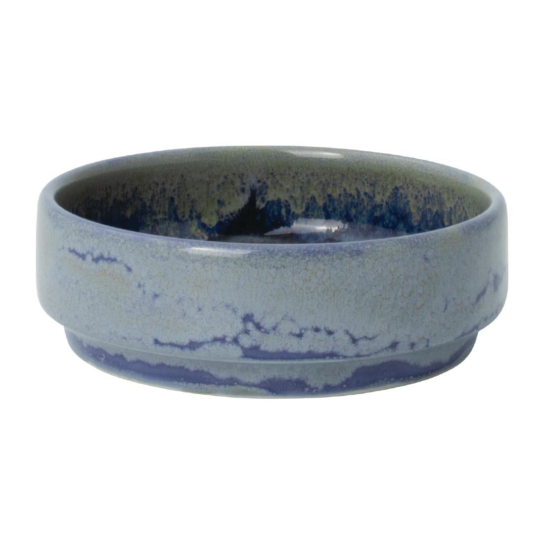 Steelite Aurora Vesuvius Round Stacking Trays Lapis 75mm (12 Pack)