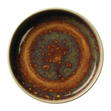 Steelite Aurora Vesuvius Amber Round Stacking Trays 135mm (12 Pack)