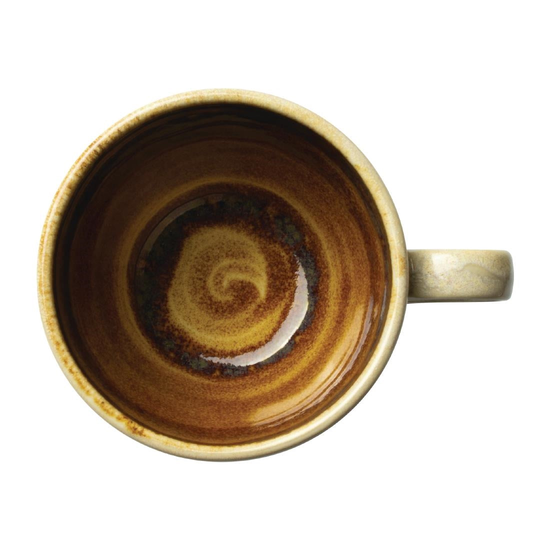 Steelite Aurora Vesuvius Amber Cups 227ml 8oz (12 Pack)