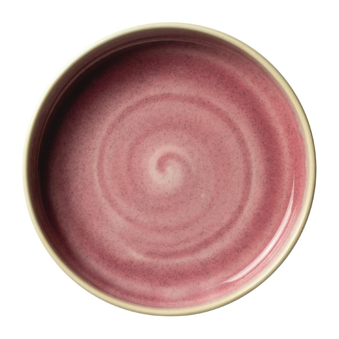 Steelite Aurora Vesuvius Rose Quartz Trays Round 140mm (12 Pack)