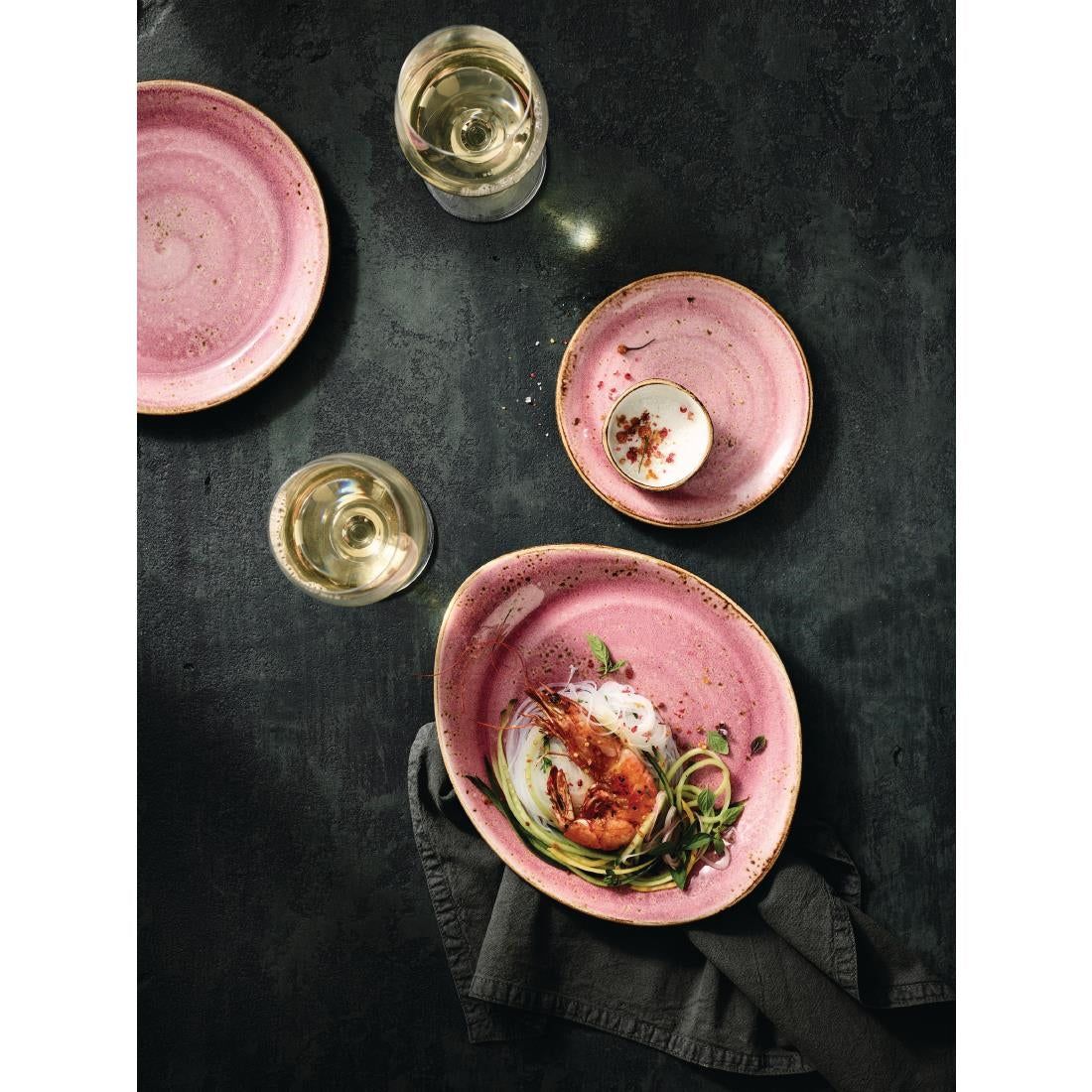 Steelite Craft Raspberry Plate Coupe 202.5mm (12 Pack)