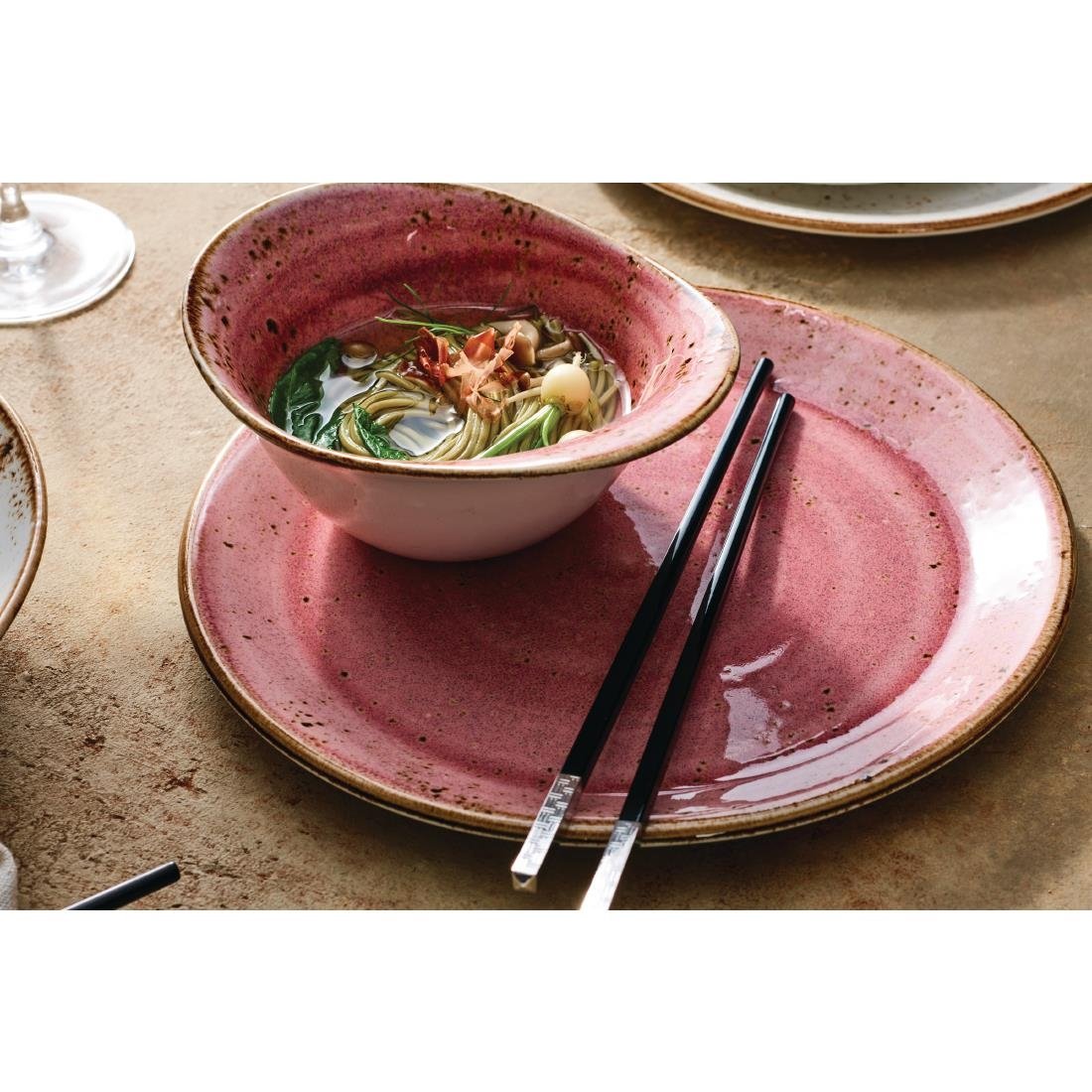 Steelite Craft Raspberry Plate Coupe 152.5mm (12 Pack)
