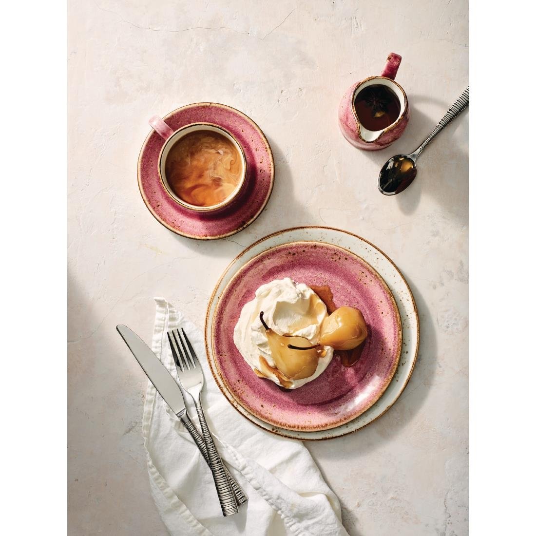 Steelite Craft Raspberry Saucers DW SS 118mm(12 Pack)