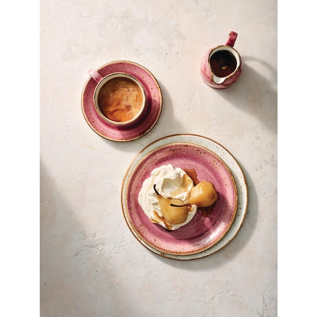 Steelite Craft Raspberry Plate Coupe 152.5mm (12 Pack)