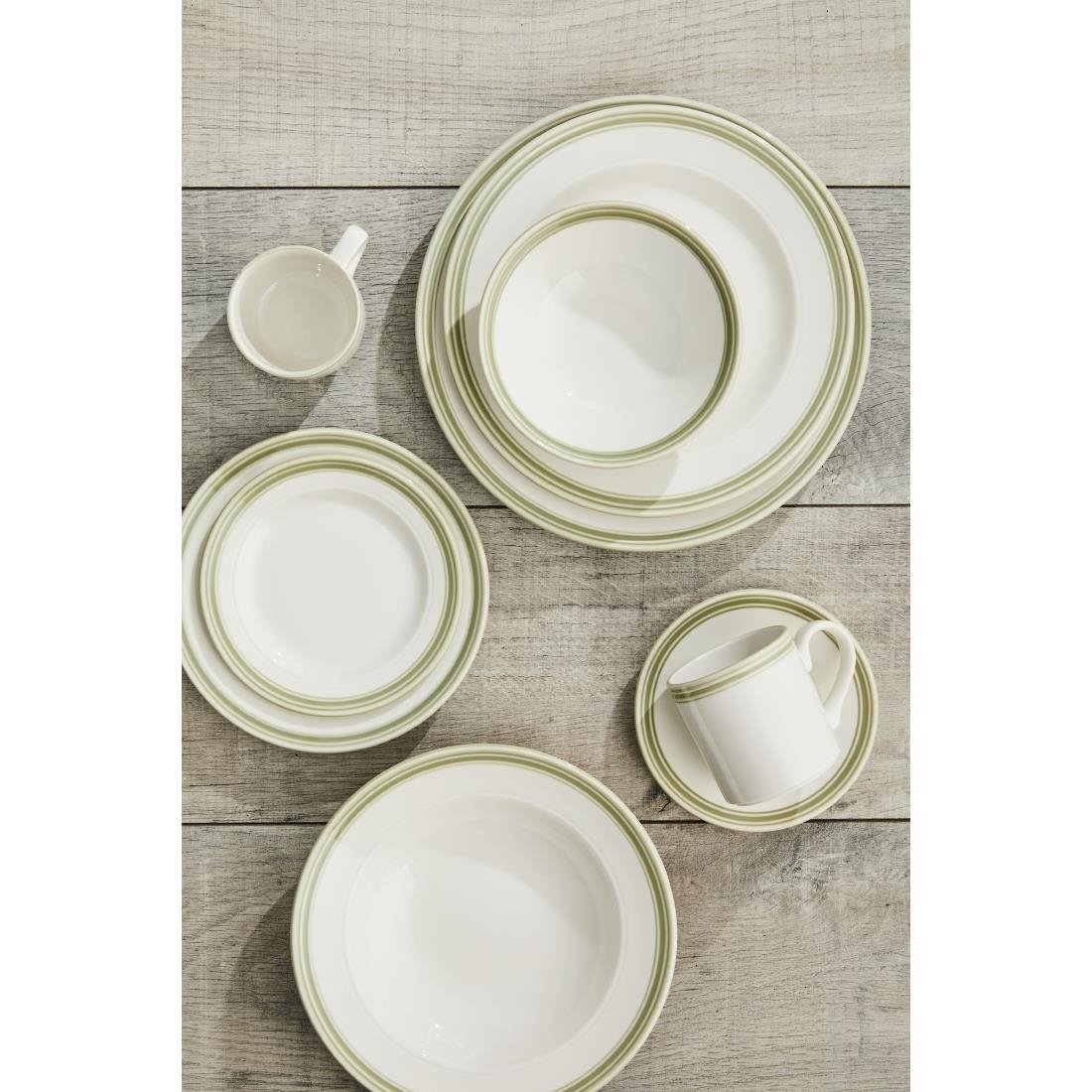 Steelite Bead Sage Oatmeal Bowls 165mm (12 Pack)