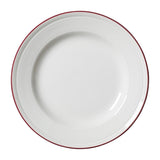 Steelite Bead Maroon Band Plates 202mm (12 Pack)