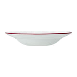 Steelite Bead Maroon Band Pasta Plates 240mm (12 Pack)