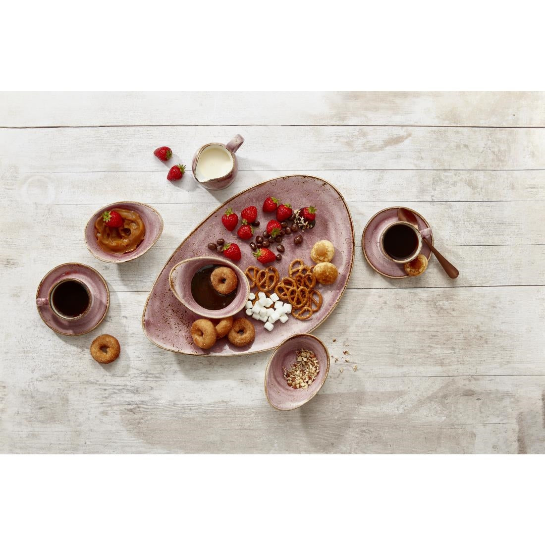 Steelite Craft Raspberry Plates 370mm (6 Pack)