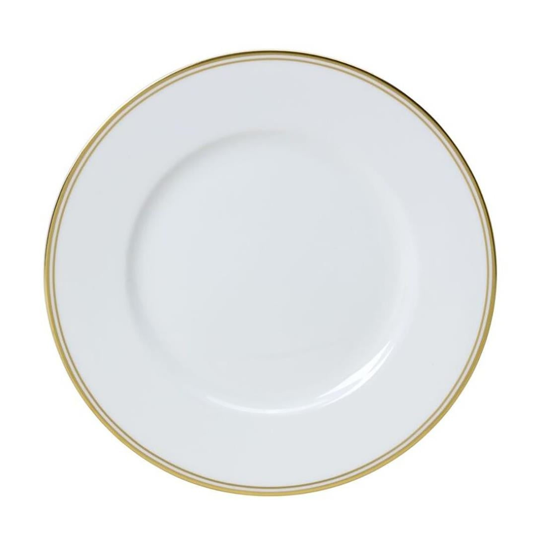 William Edwards Burnished Gold Plates 220mm (12 Pack)