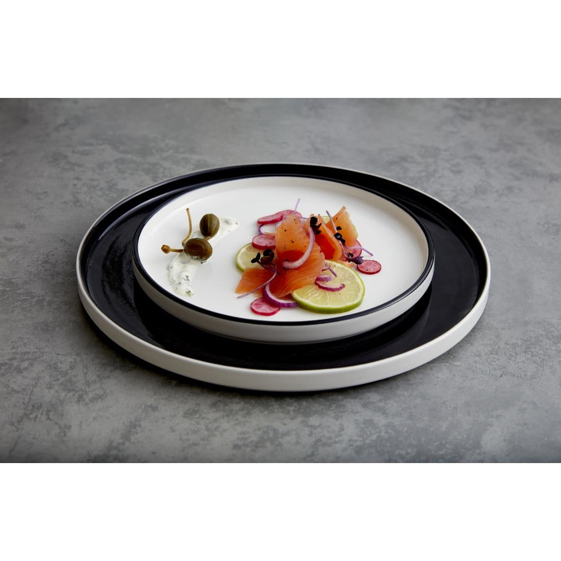 Steelite Nyx Stacking Plates 255mm (12 Pack)