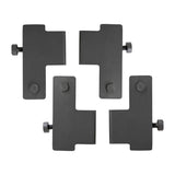 Steelite DWH Fusion Universal Shelf Holder Fusion Risers Black (4 pack)