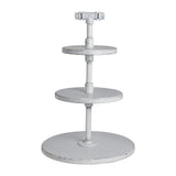 Steelite Aged White Pipe Stand 3-Tier 355x509mm