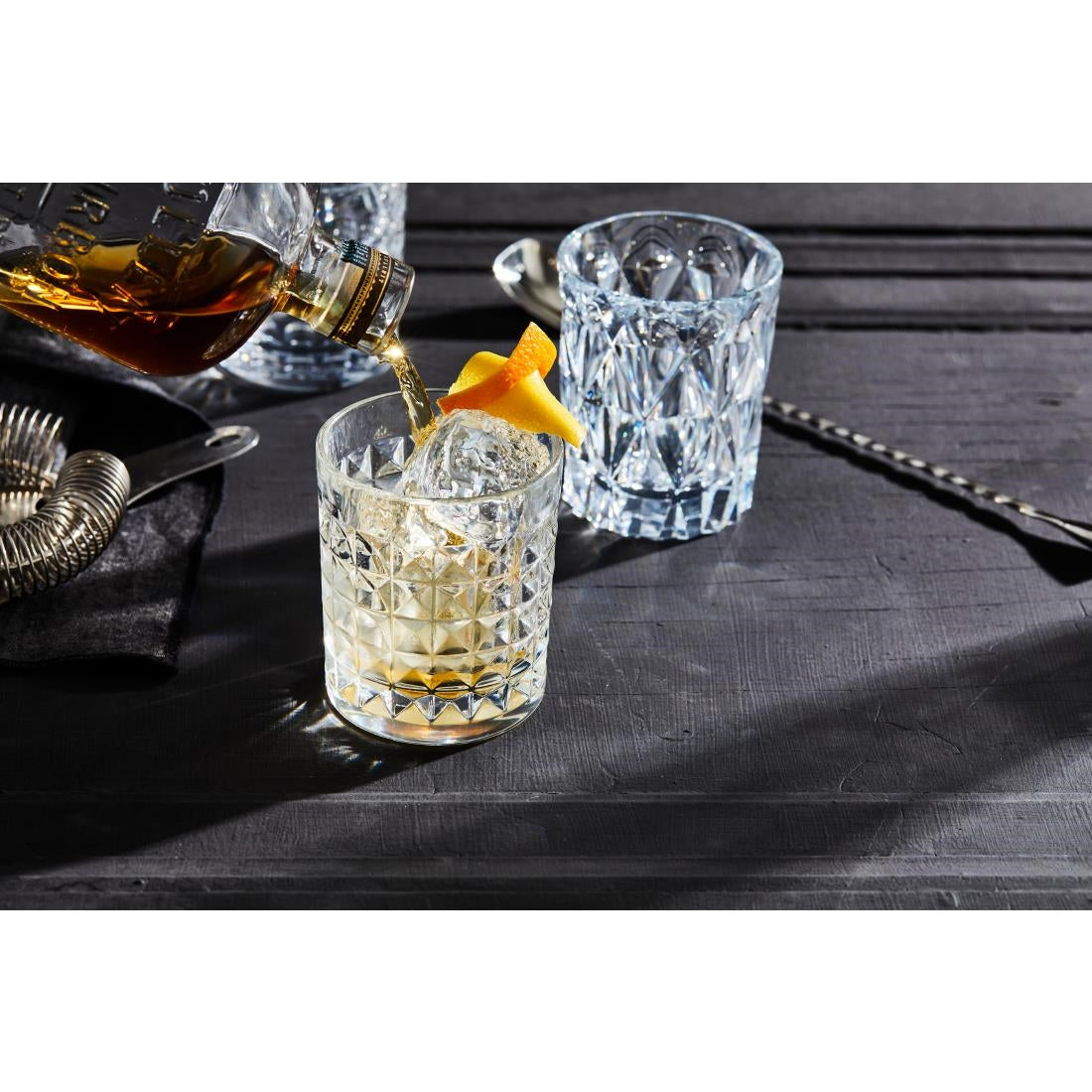 Steelite Highland Clear Cut Tumbler 266ml (24 Pack)(Direct)