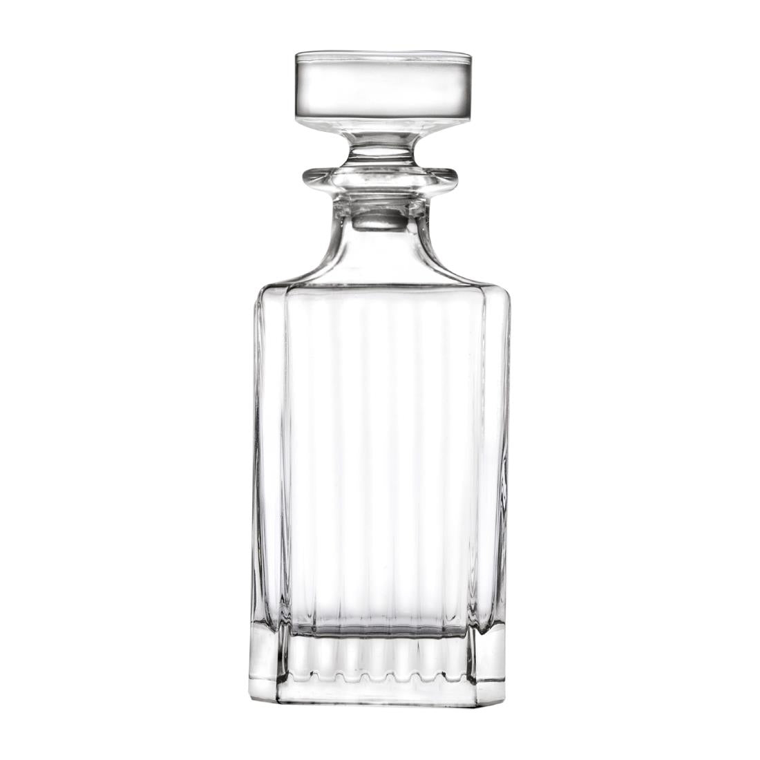 RCR Cristalleria Timeless Square Whisky Decanter 750ml (4 Pack)