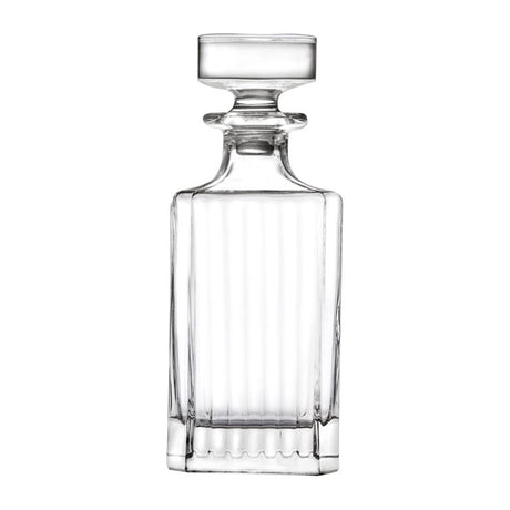 RCR Cristalleria Timeless Square Whisky Decanter 750ml (4 Pack)