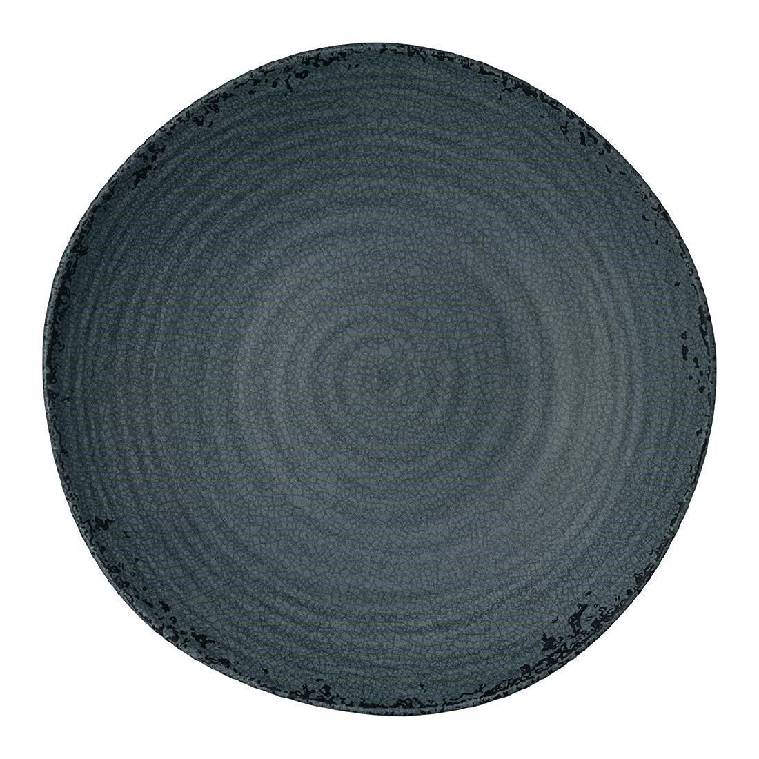 Steelite Pompeii Slate Large Shallow Round Bowls 359x 67mm (4 Pack)