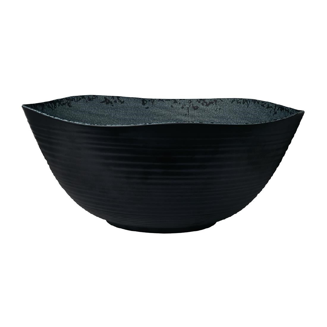 Steelite Pompeii Slate Large Round Bowls 413x 175mm (2 Pack)