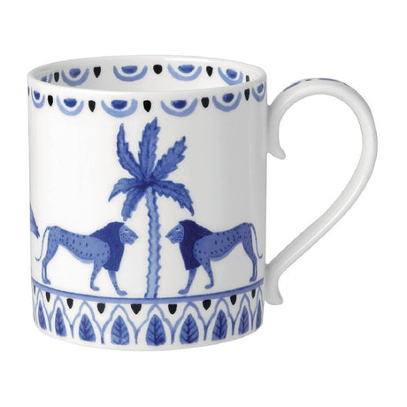 William Edwards Sultan's Garden Blue Mug Coupe 350ml (12 Pack)