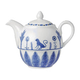 William Edwards Sultan's Garden Blue Tea For One Teapot Coupe 460ml (6 Pack)