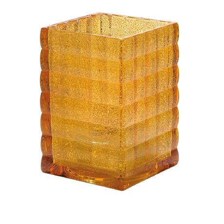 Hollowick Optic Block Amber Jewel Glass Lamp 67mm x 95mm (6 Pack)