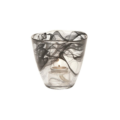 Hollowick Wysp Black Glass Votive 95x 89mm (6 Pack)