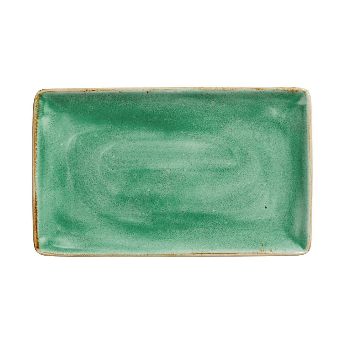 Steelite Craft Aqua Rectangle One Plates 270x167.5mm (6 Pack)