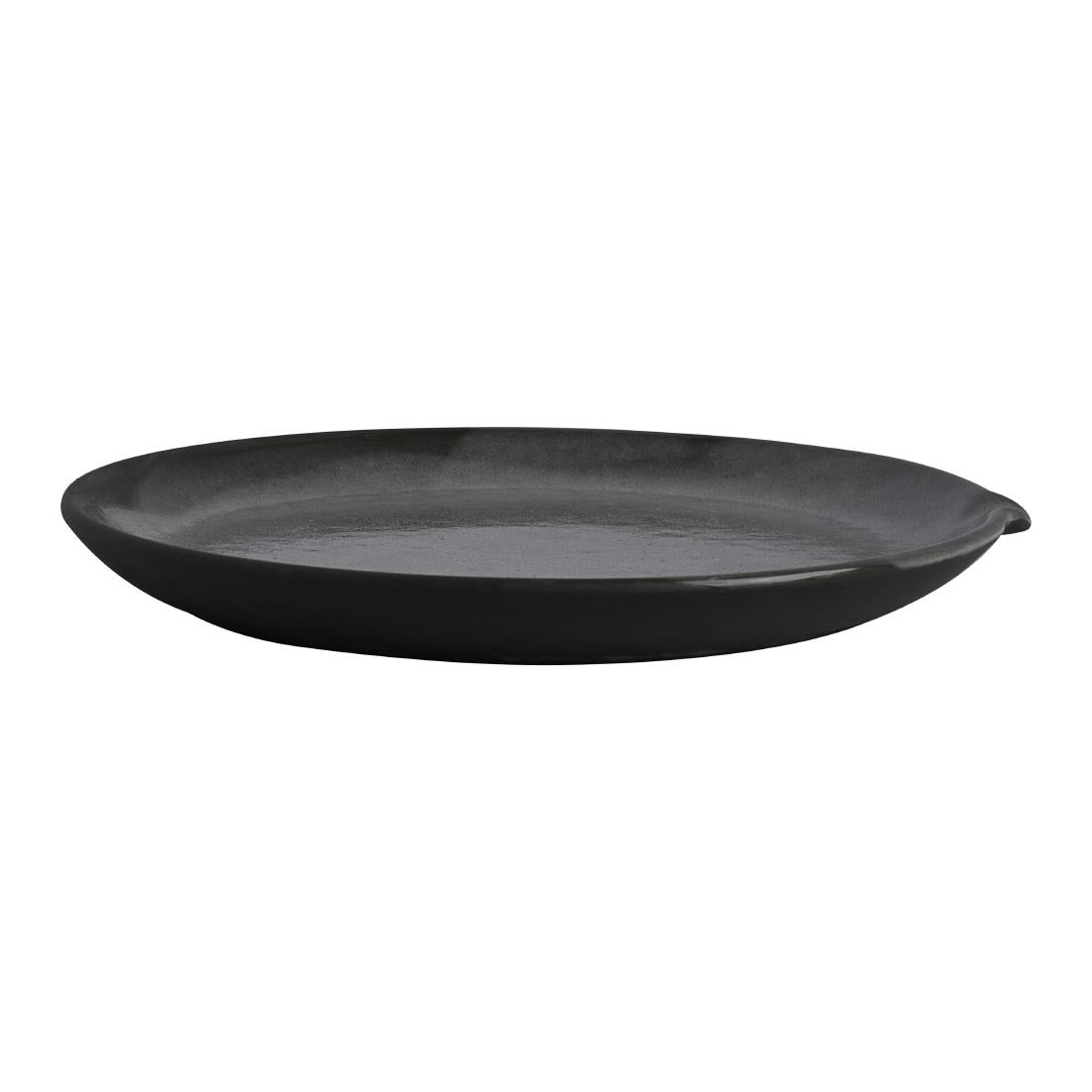 Steelite Gembrook Plate Grey With Spout Grey 263x255mm (24 Pack)
