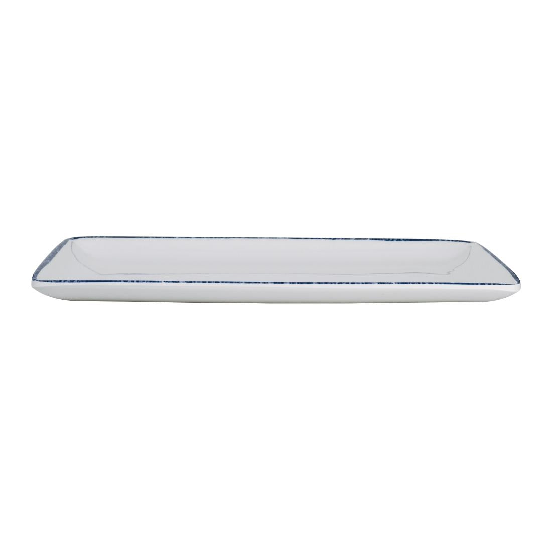 Steelite Blue Dapple Rectangle Trays 305 x 191mm (12 Pack)