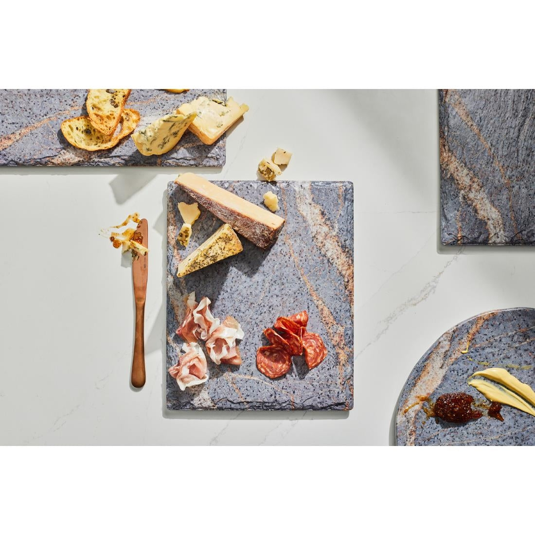 Steelite Quarry Round Platters 349mm (3 Pack)