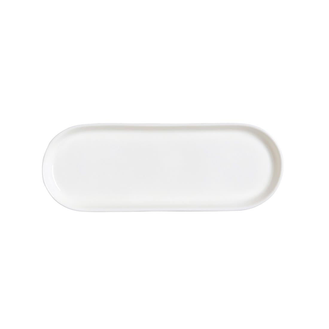 Steelite Oblong Platters White 254x92mm (12 Pack)