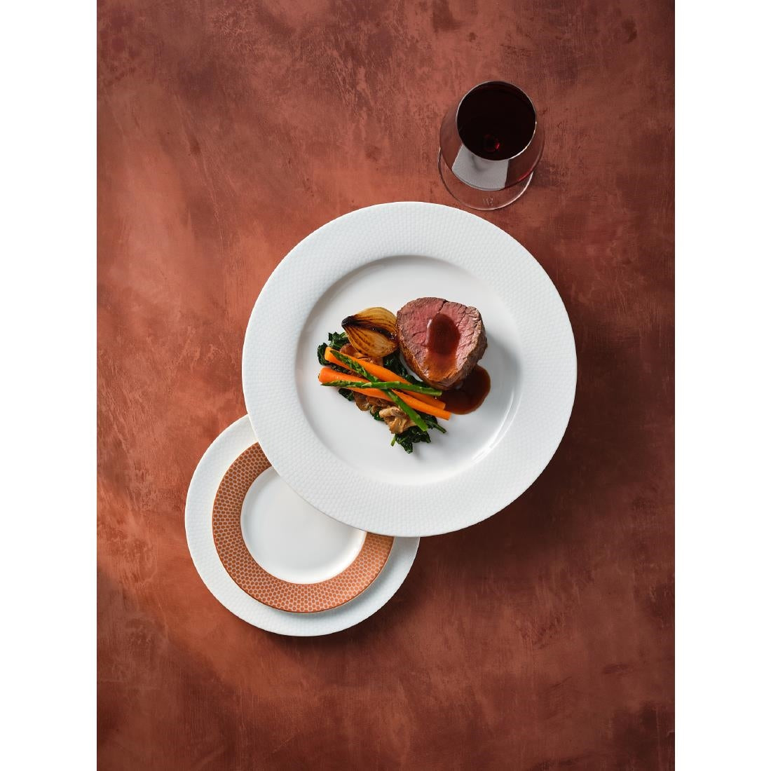 William Edwards Quanta Plates White 168mm (12 Pack)
