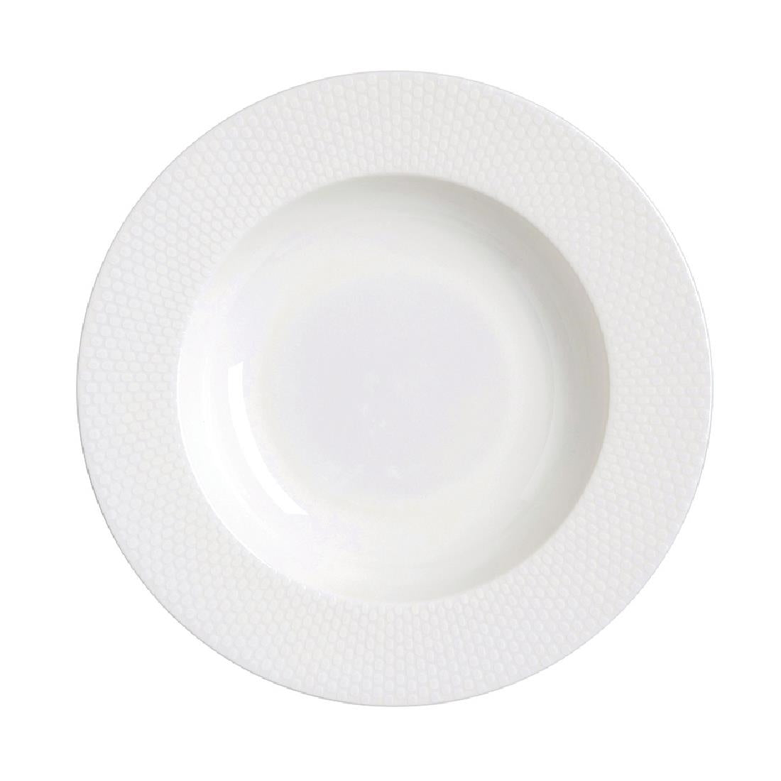 William Edwards Quanta Rim Bowls - Classic White 220mm (Pack of 12)