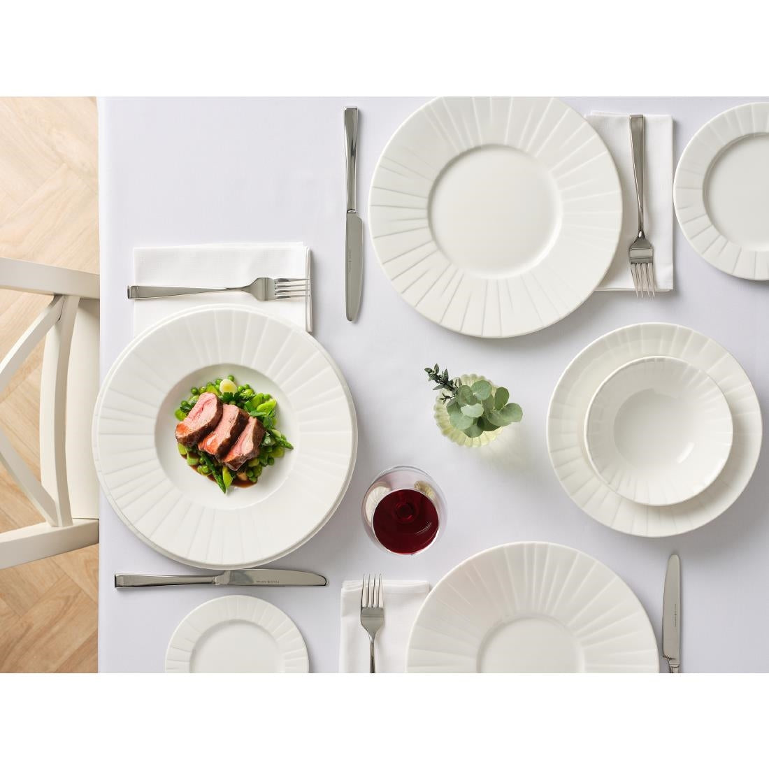 Steelite Alina Gourmet Plates Large Well 285mm (6 Pack)
