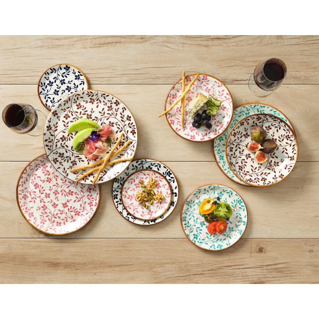 Steelite Performance Flora Coupe Bowls Brown 255mm (12 Pack)