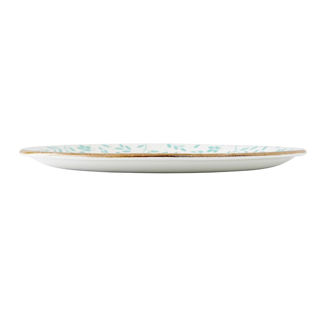 Steelite Performance Flora Coupe Plates Aqua 280mm (12 Pack)