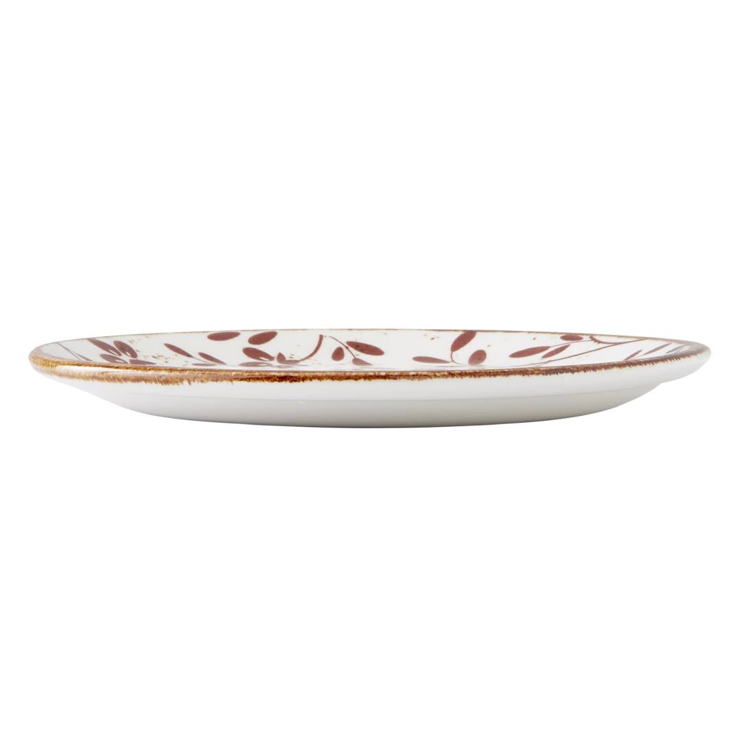 Steelite Performance Flora Coupe Plates Brown 153mm (12 Pack)