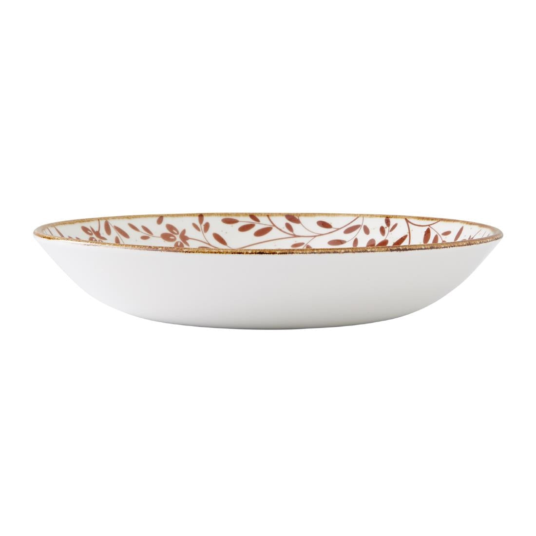 Steelite Performance Flora Coupe Bowls Brown 215mm (12 Pack)