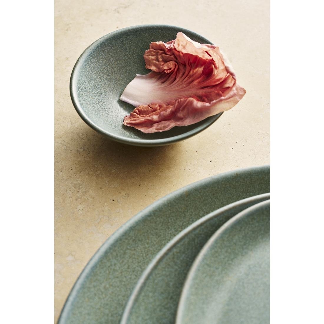 Maham Studio Carnaby Coupe Plates Teal 220mm (24 Pack)