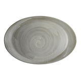 Maham Studio Carnaby Oval Platters Dove 305x202mm (12 Pack)