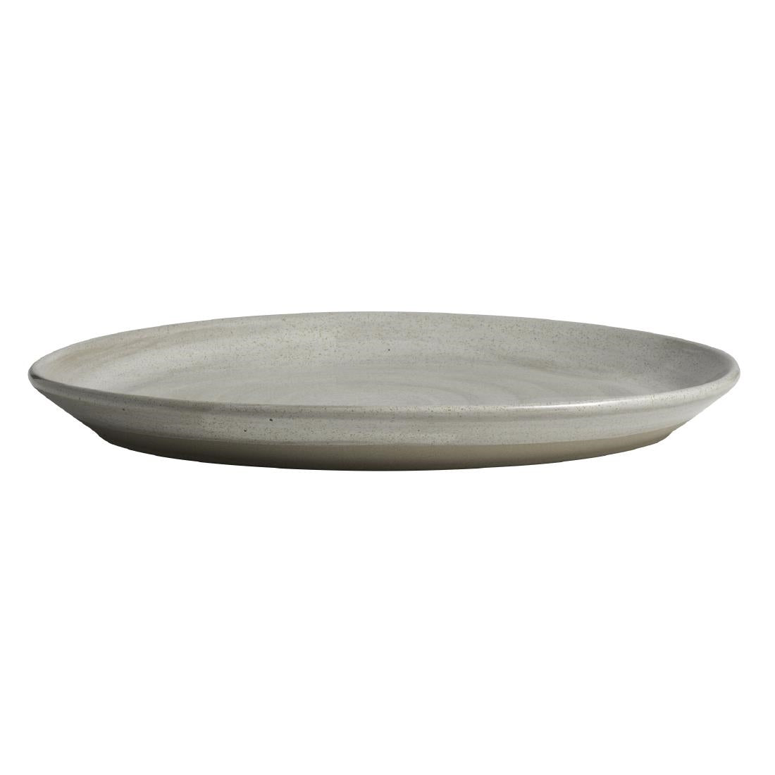 Steelite Maham Studio Carnaby Oval Plates Dove 202x152mm (24 Pack)
