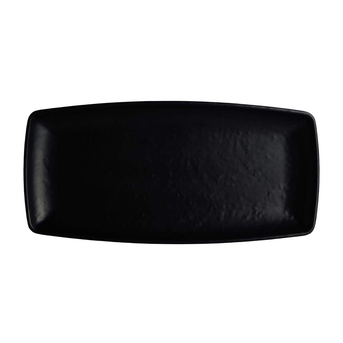 Steelite Cali Rectangle Plates Black 292x140mm (12 Pack)