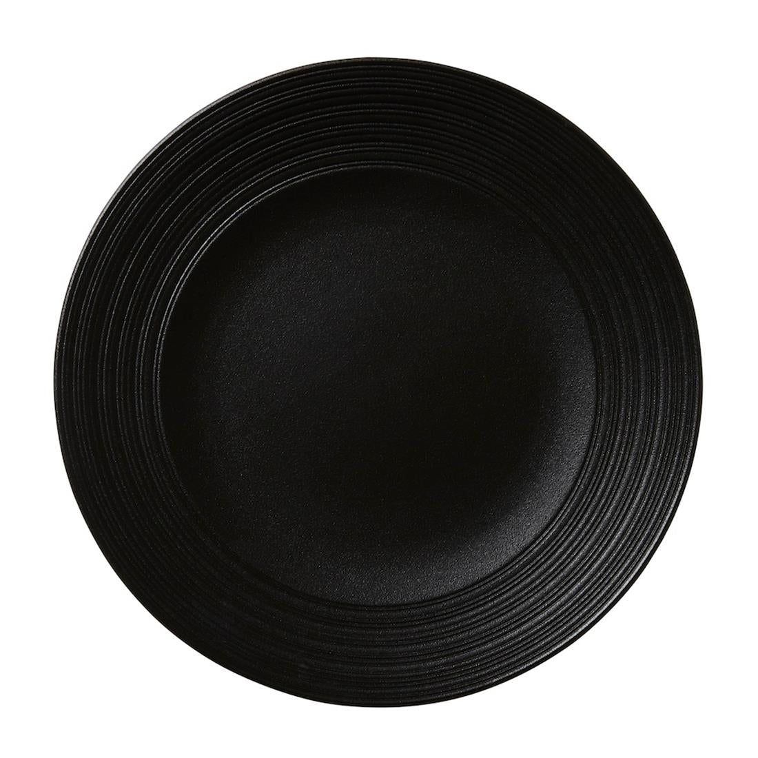 Steelite Concorde Coupe Plates Noir 255mm (12 Pack)