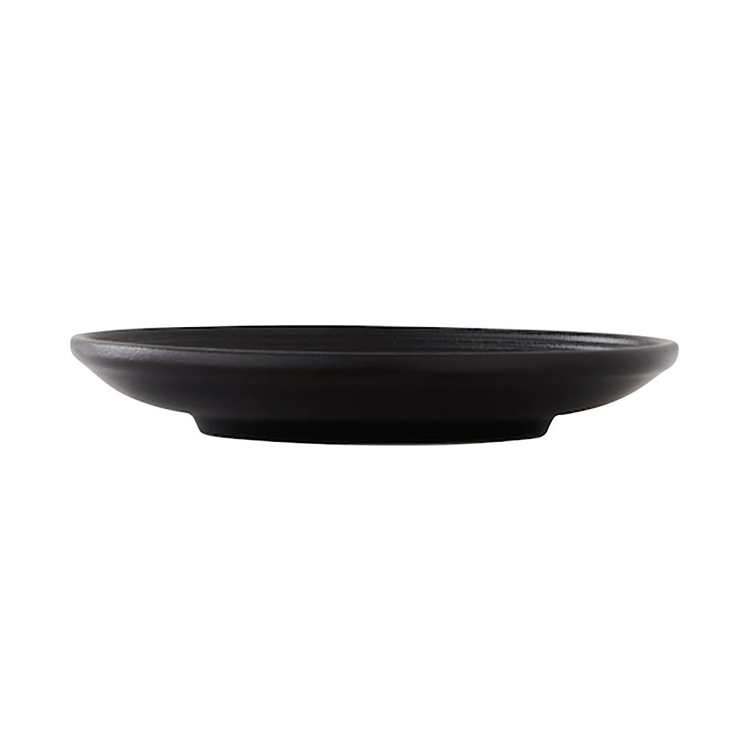 Steelite Concorde Saucers Noir 117.5mm (12 Pack)
